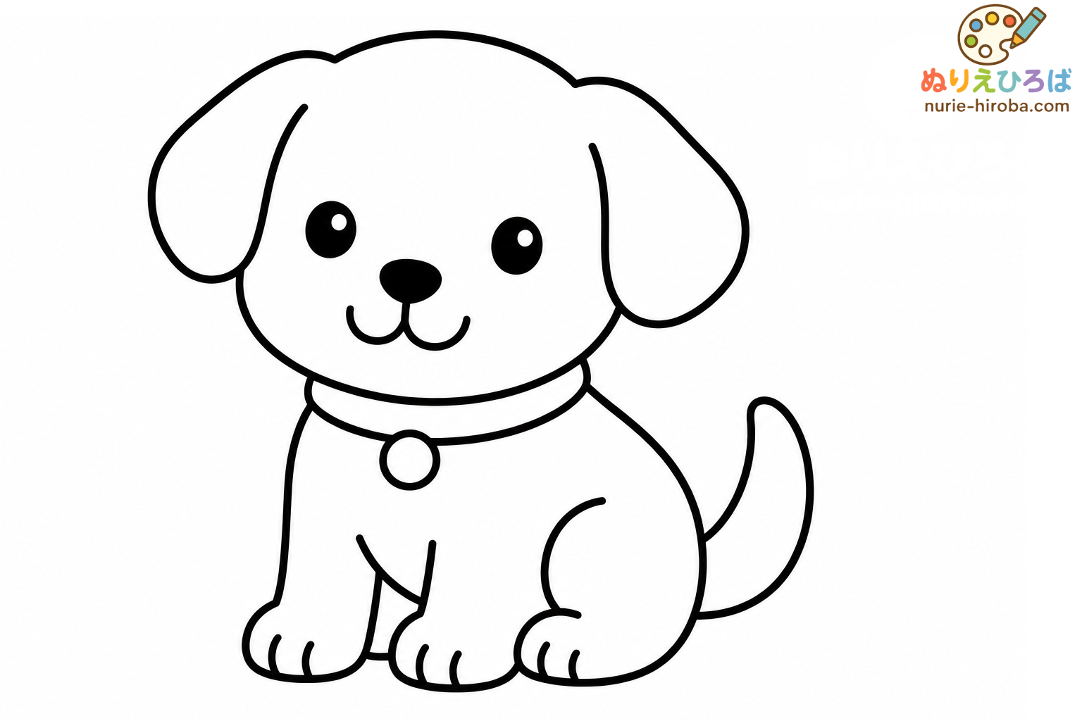 いぬの塗り絵（プレビュー）
